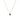 Elegant gold-plated necklace with radiant green cubic zirconia. A timeless piece for luck, success, and graceful confidence.